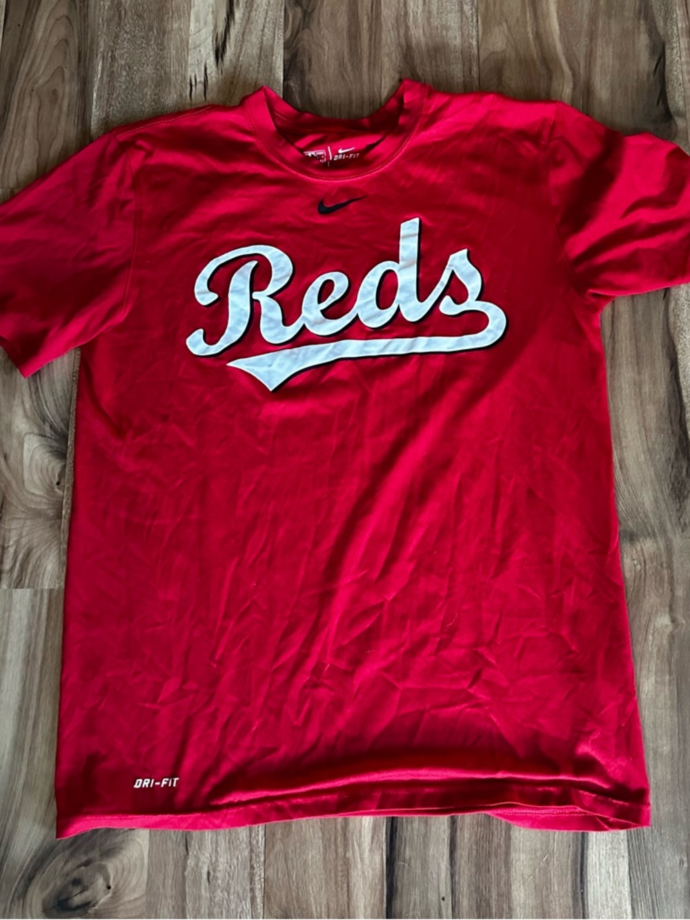 Nike Red & White 'Reds' Graphic Tee